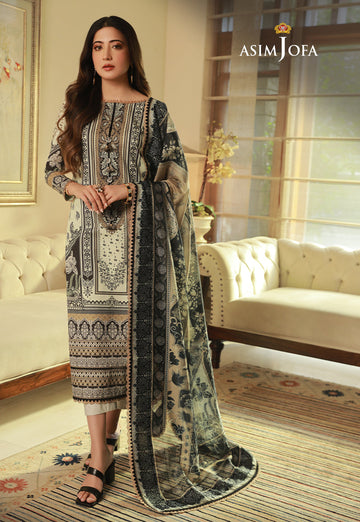 Asim Jofa AJAS-19 (2-Pcs) Asra Intermix Collection Online Shopping